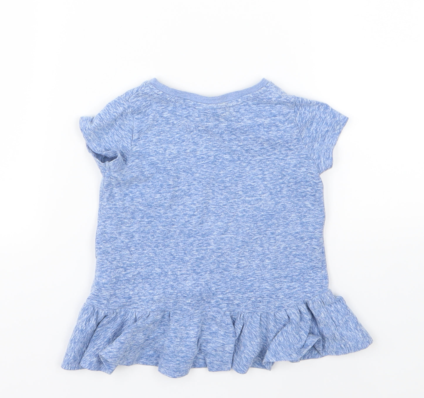 NEXT Girls Blue  Jersey Basic T-Shirt Size 9-12 Months