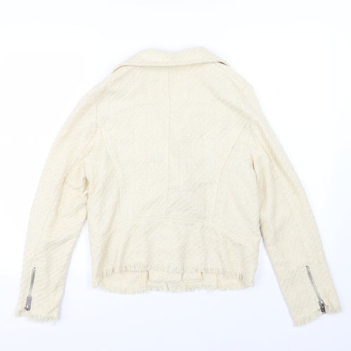 H&M Womens Ivory   Jacket  Size 8