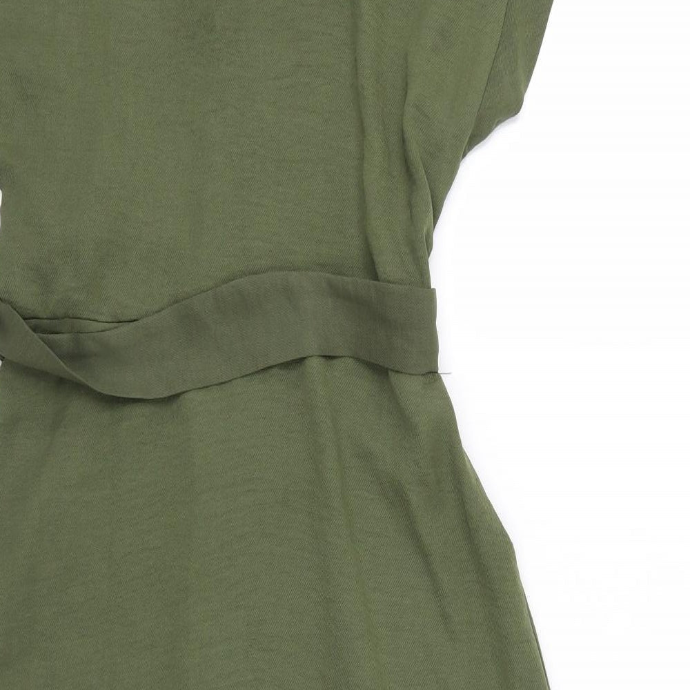 Primark Womens Green   Shirt Dress  Size 10