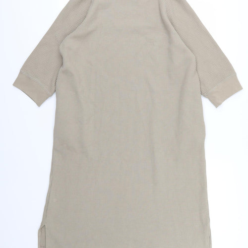 Uniqlo Girls Brown  Jersey T-Shirt Dress  Size 13 Years