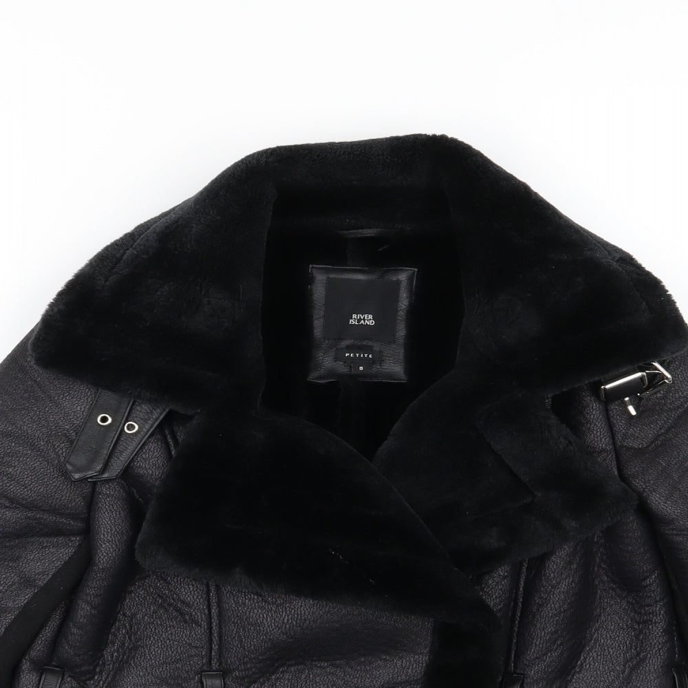 River Island Womens Black   Jacket  Size 8