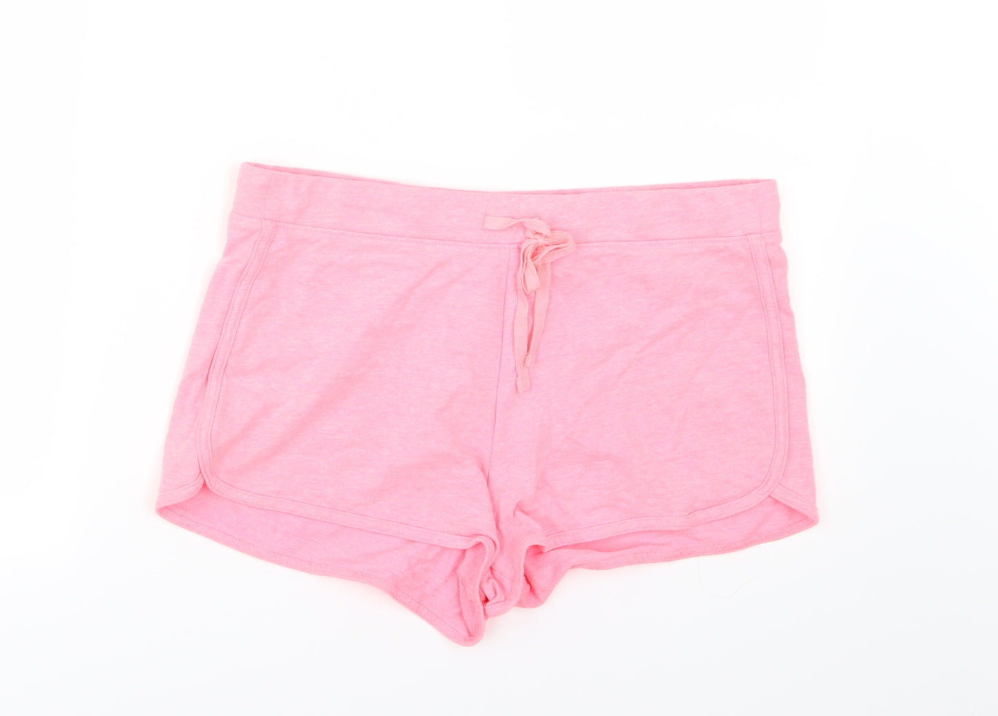 Papaya Womens Pink  Jersey Sweat Shorts Size 12
