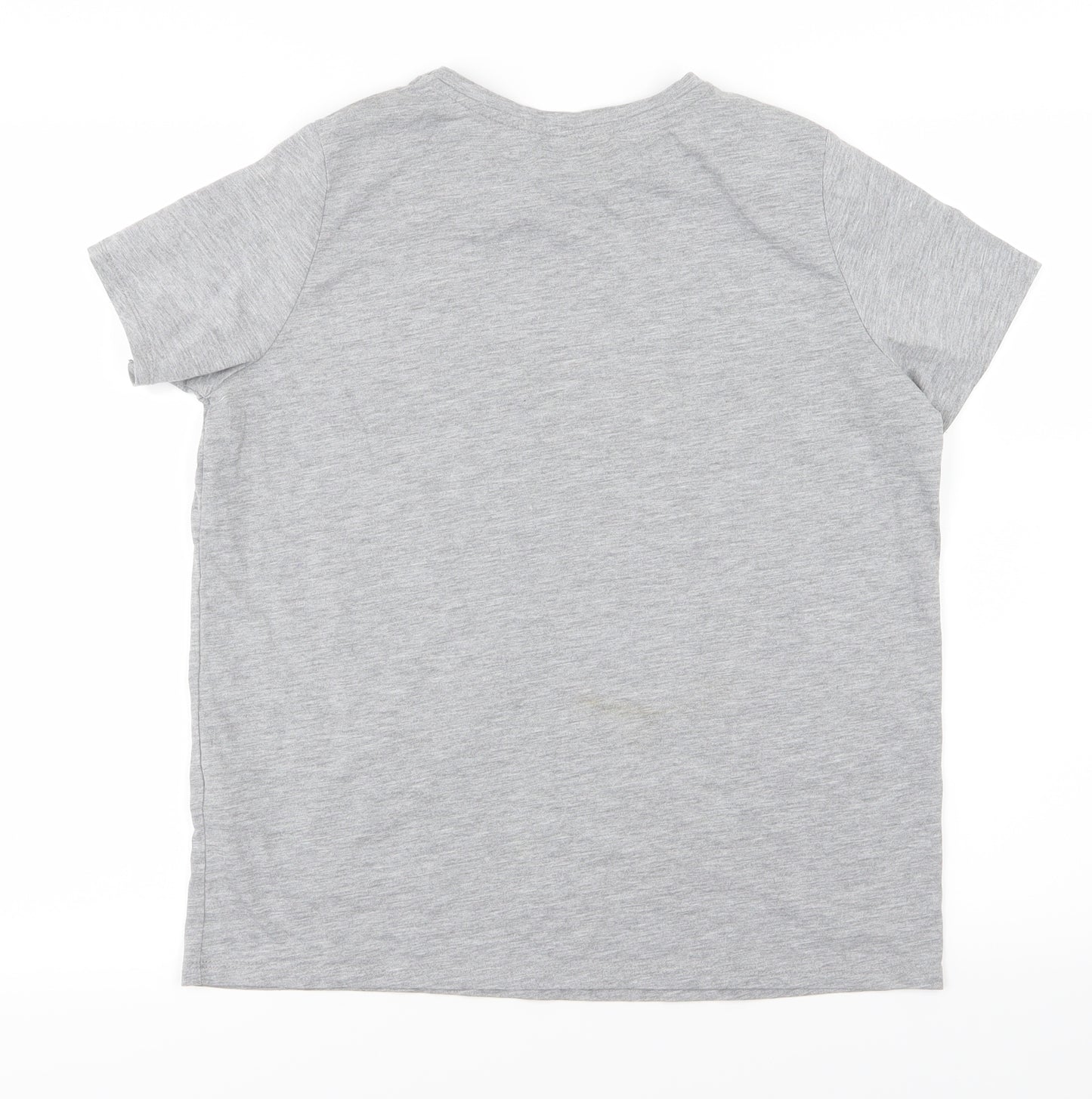 Bravado Womens Grey  Jersey Basic T-Shirt Size M  - Thank U, next