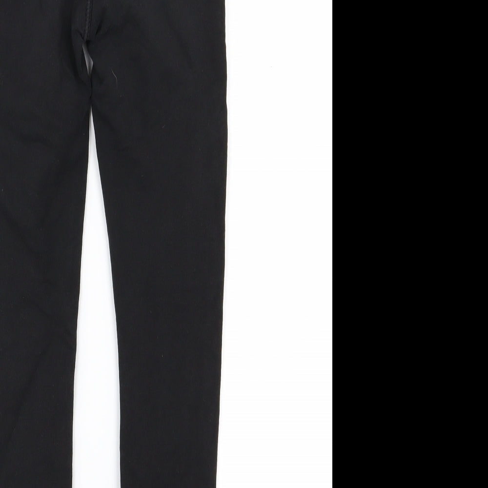 H&M Girls Black  Denim Jegging Jeans Size 9-10 Years