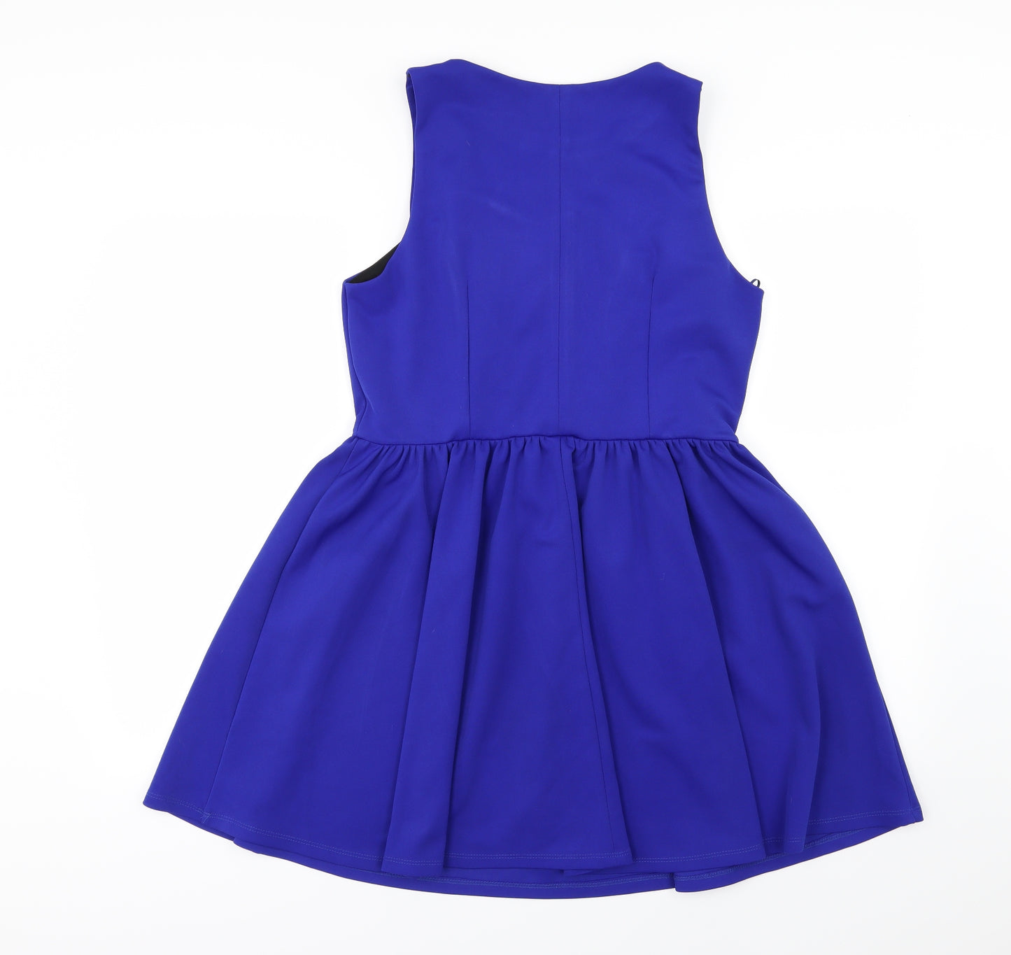 River Island Womens Blue   Skater Dress  Size 16