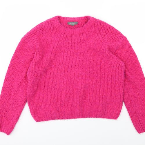 Primark Womens Pink  Knit Pullover Jumper Size M