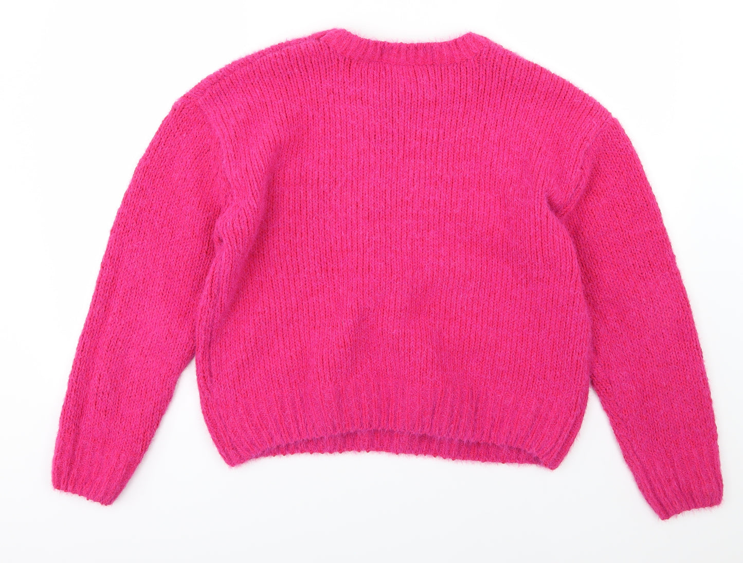 Primark Womens Pink  Knit Pullover Jumper Size M