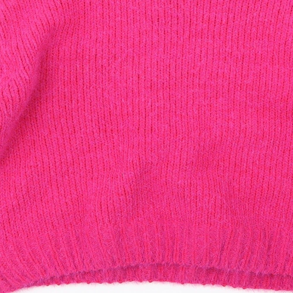 Primark Womens Pink  Knit Pullover Jumper Size M