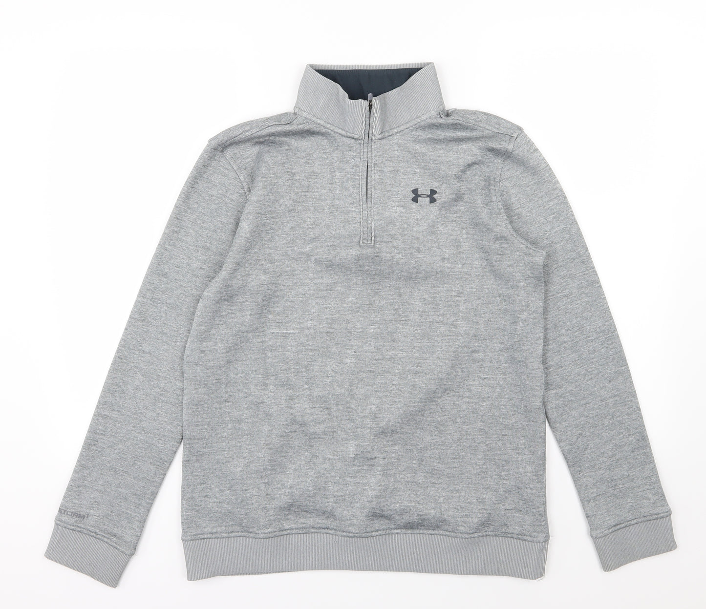 Under armour Boys Grey  Jersey Pullover Sweatshirt Size XL