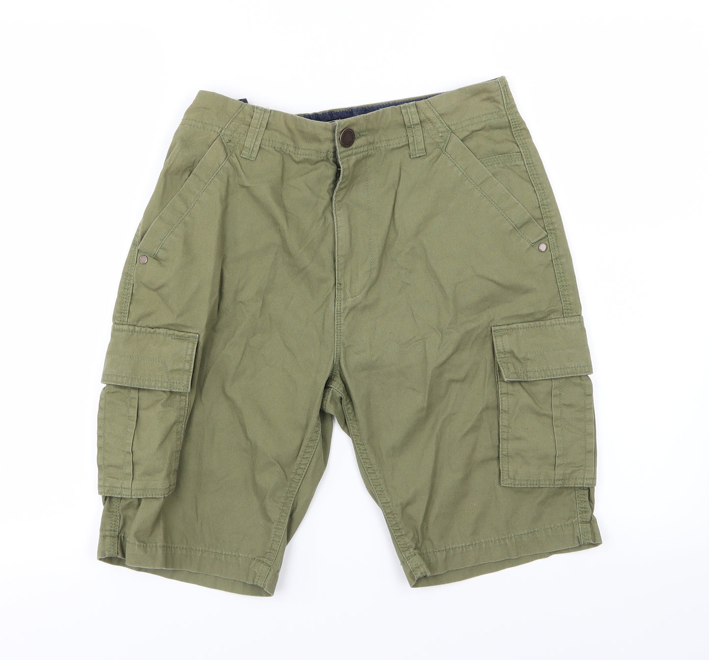 NEXT Boys Green   Cargo Shorts Size 14 Years