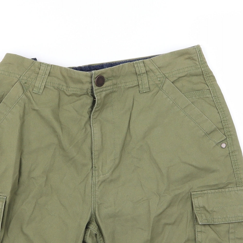 NEXT Boys Green   Cargo Shorts Size 14 Years