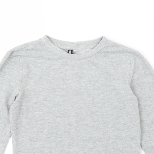 H&M Womens Grey  Knit Pullover Jumper Size S