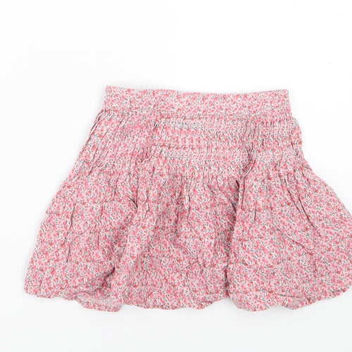 NEXT Girls Pink Floral  A-Line Skirt Size 3 Years