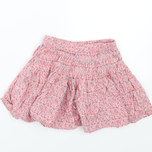 NEXT Girls Pink Floral  A-Line Skirt Size 3 Years