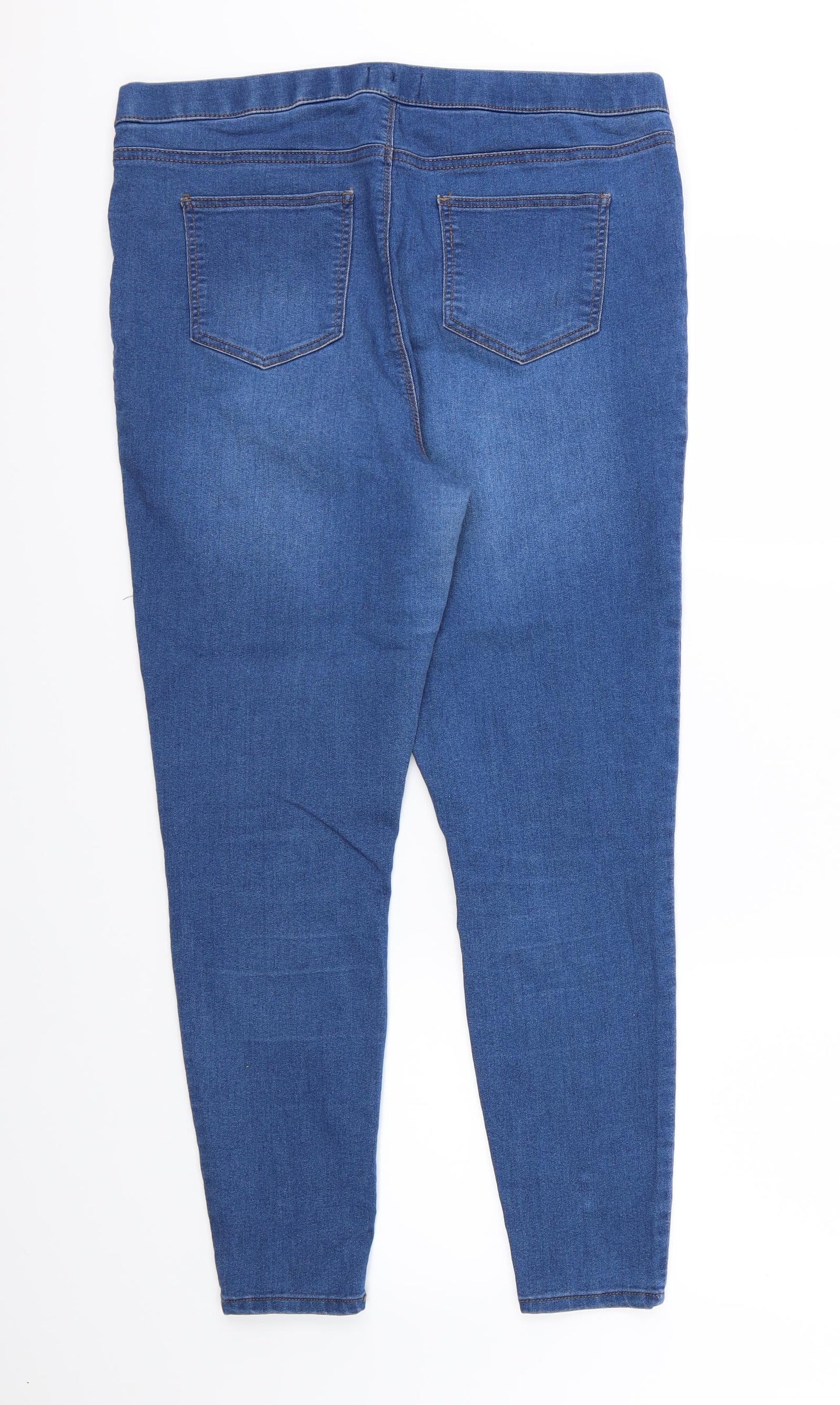 Papaya Womens Blue  Denim Jegging Jeans Size 16 L27 in