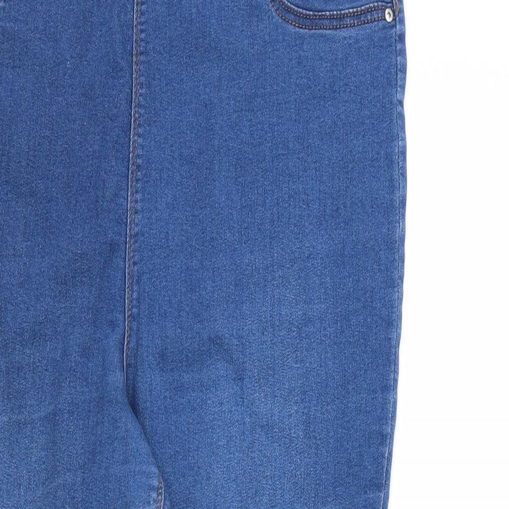 Papaya Womens Blue  Denim Jegging Jeans Size 16 L27 in