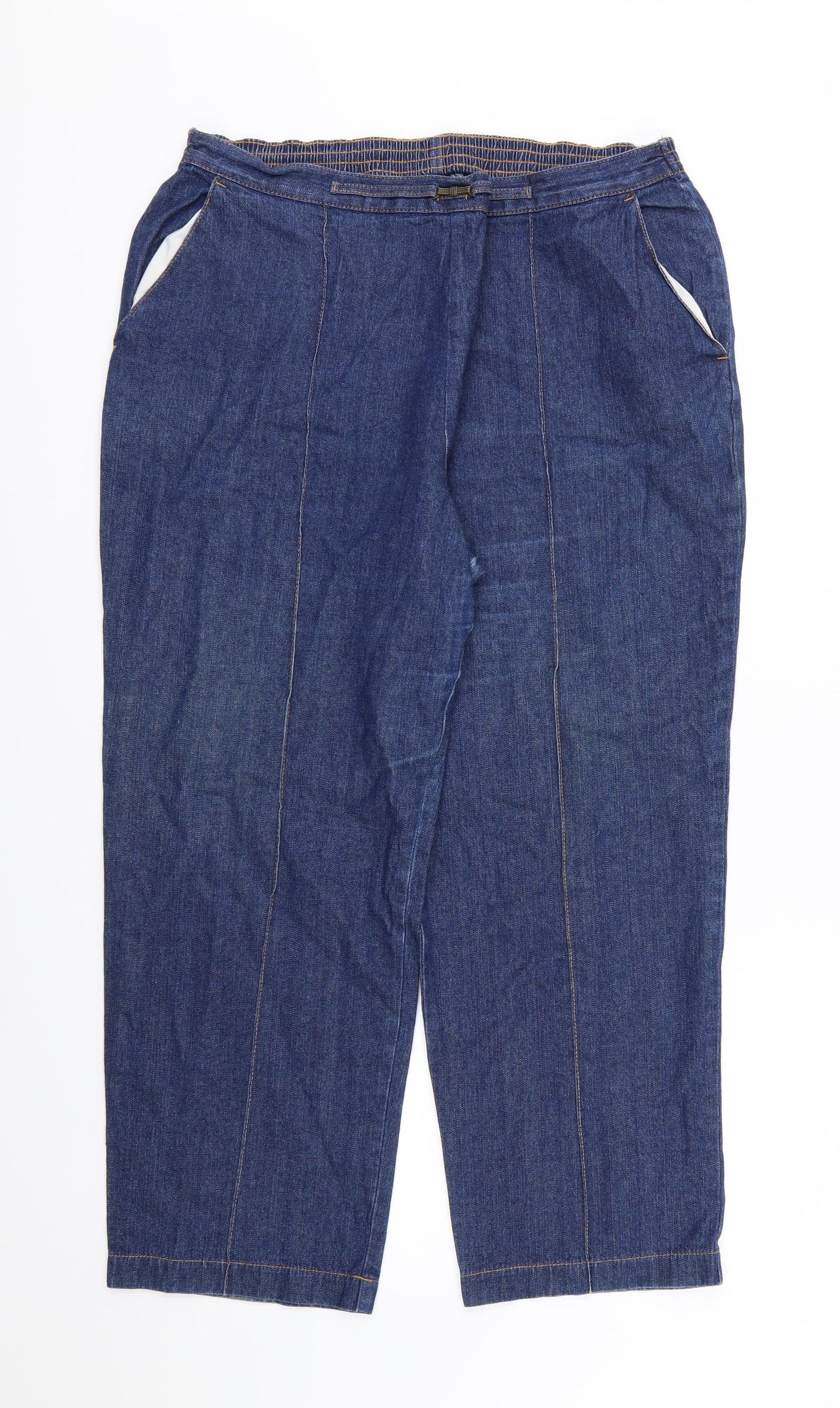 Marks and Spencer Womens Blue  Denim Jegging Jeans Size 18 L26 in