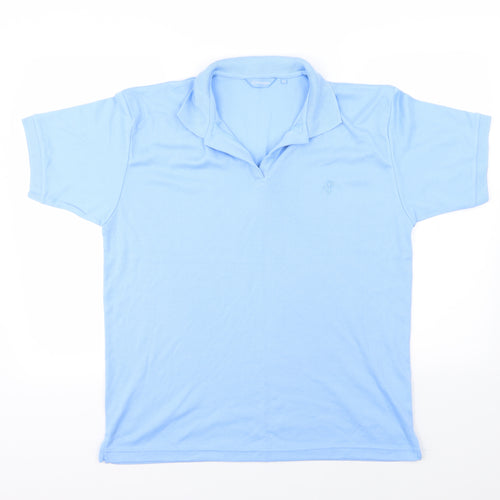 Cottonique Mens Blue  Jersey  Polo Size XL