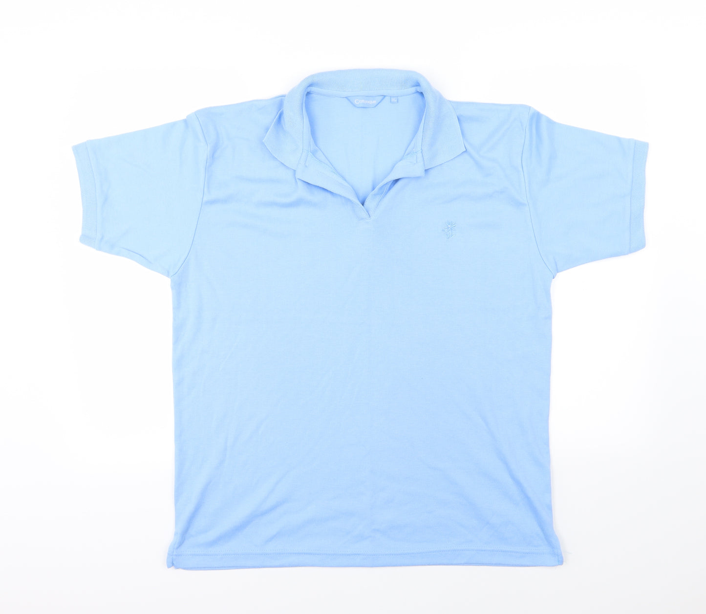Cottonique Mens Blue  Jersey  Polo Size XL