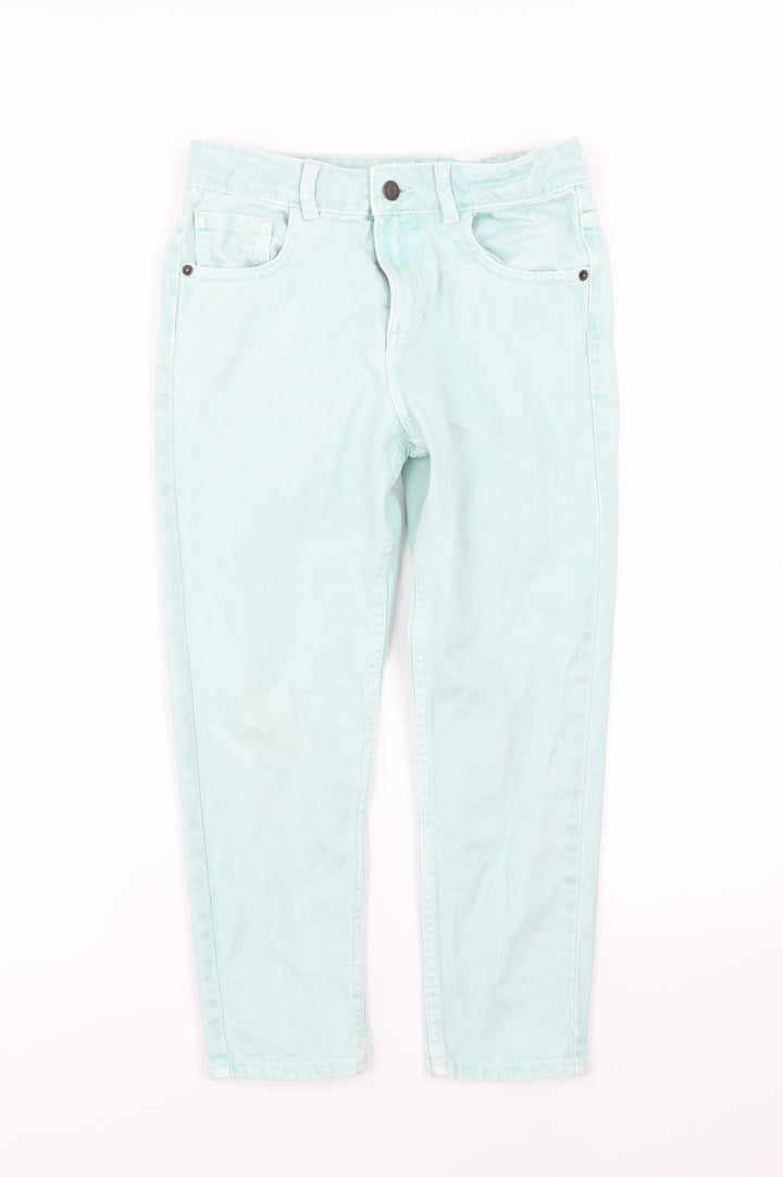 Marks and Spencer Girls Blue  Denim Skinny Jeans Size 9 Years