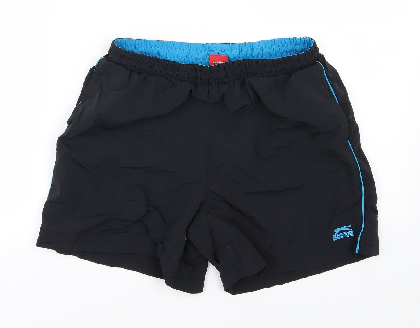 Slazenger Boys Black   Sweat Shorts Size 13 Years