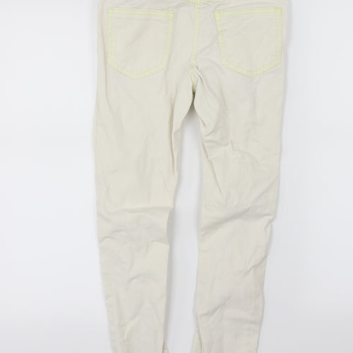 NEXT Girls White  Denim Skinny Jeans Size 11 Years