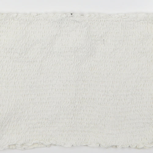 George Womens White   Cropped Tank Size 12  - Boob Tube