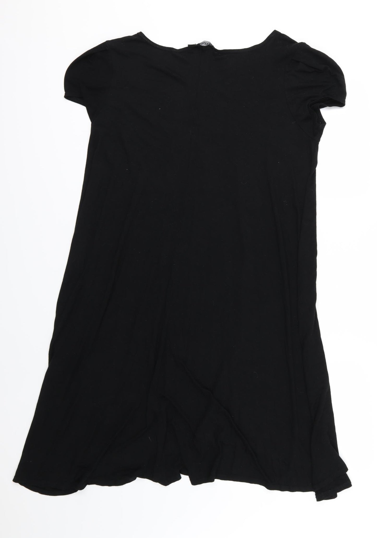 Boohoo Womens Black  Jersey T-Shirt Dress  Size 14