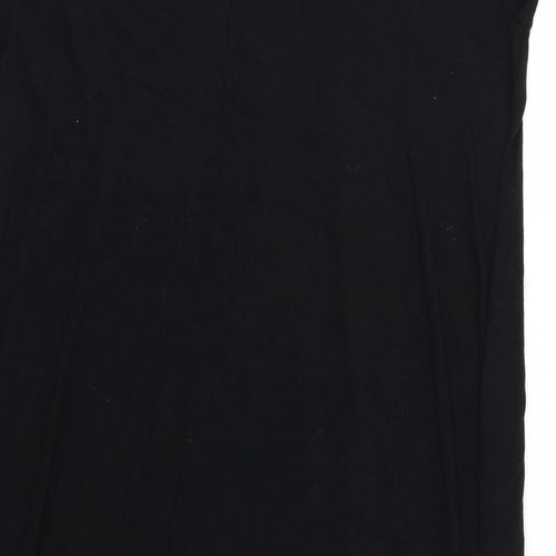 Boohoo Womens Black  Jersey T-Shirt Dress  Size 14