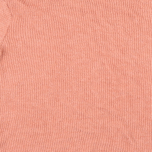 Zara Womens Orange   Basic T-Shirt Size M