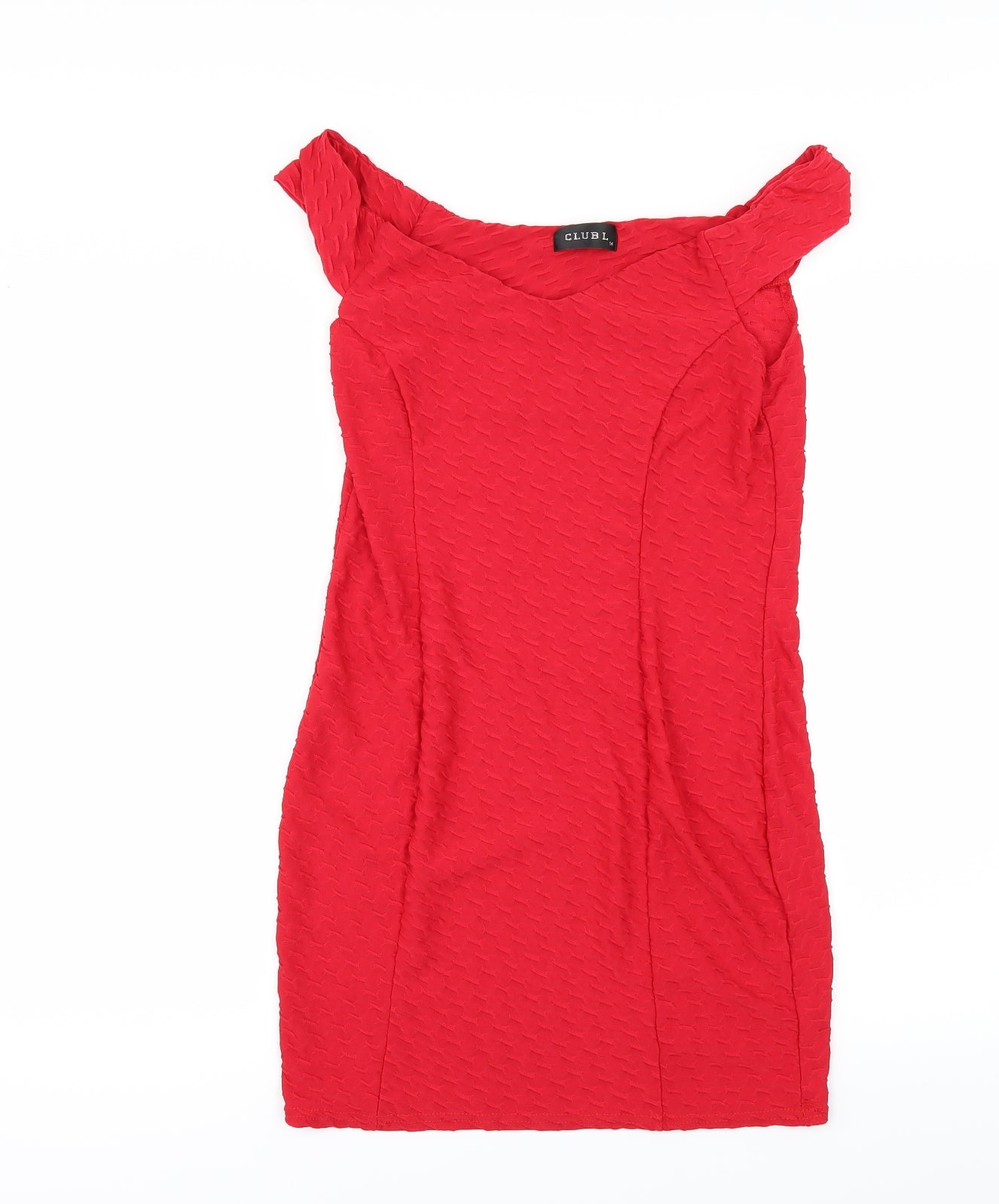 Club L Womens Red   Bodycon  Size 14