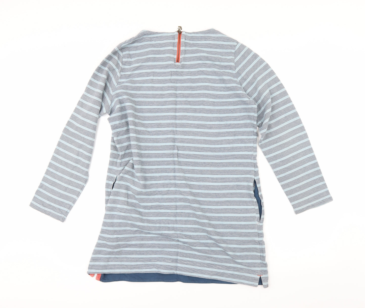 Seasalt Womens Black Striped  Pullover Sweatshirt Size 14