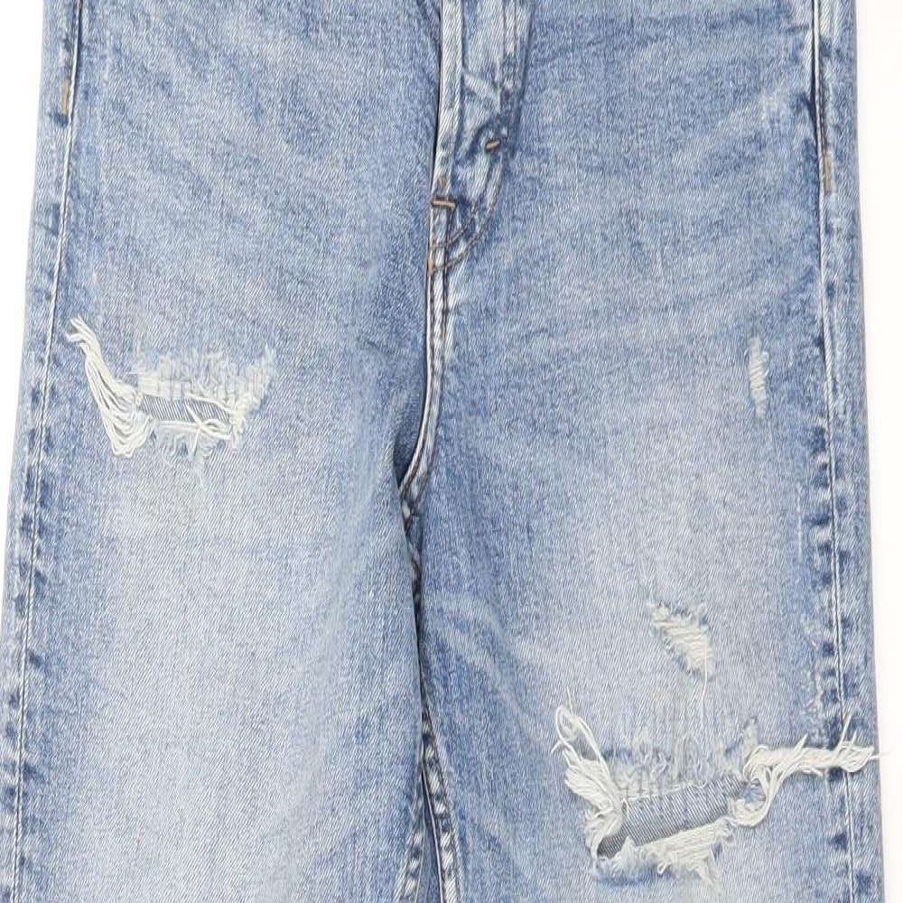 H&M Womens Blue  Denim Cropped Jeans Size 29 in L26 in