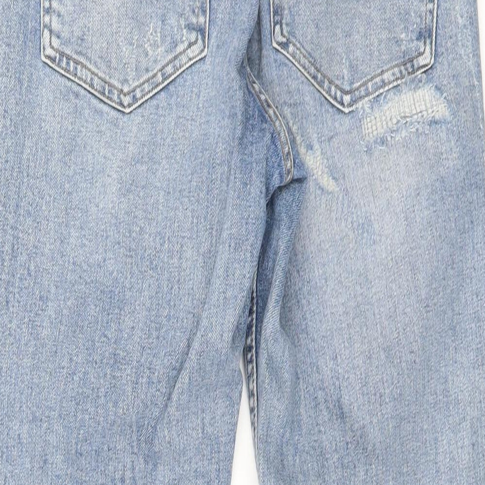 H&M Womens Blue  Denim Cropped Jeans Size 29 in L26 in