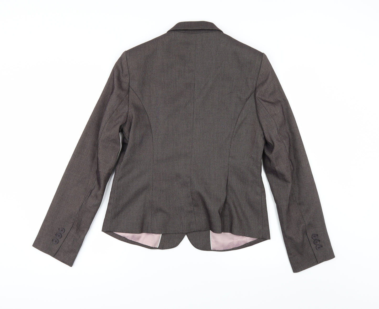 NEXT Womens Brown Herringbone   Suit Jacket Size 14
