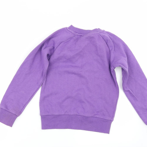 Moshi Girls Purple   Pullover Sweatshirt Size 7-8 Years  - Moshi Monsters