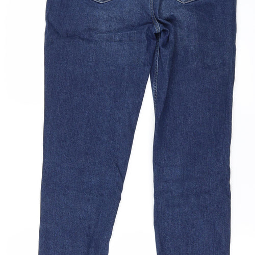 WHITE LABEL Womens Blue  Denim Boyfriend Jeans Size 26 in L29 in