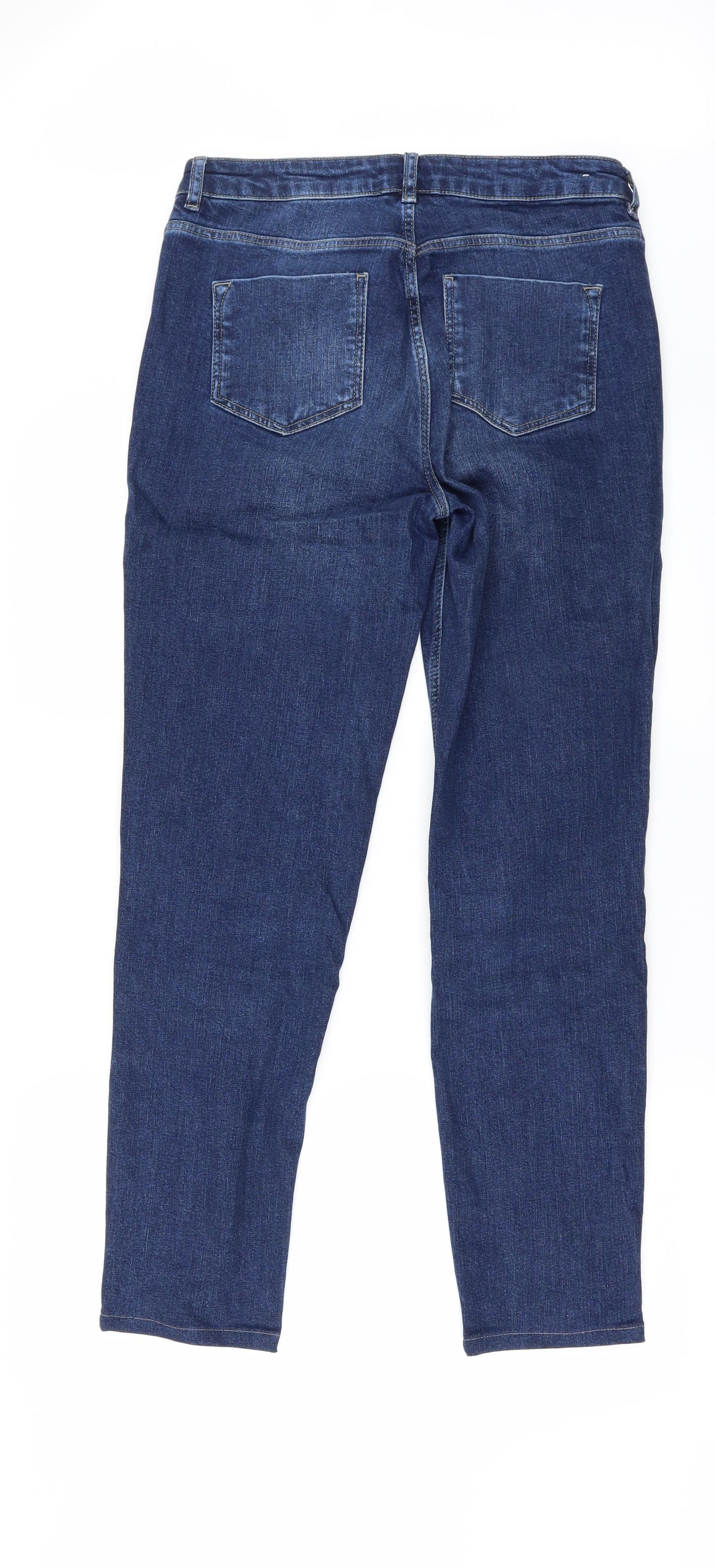 WHITE LABEL Womens Blue  Denim Boyfriend Jeans Size 26 in L29 in