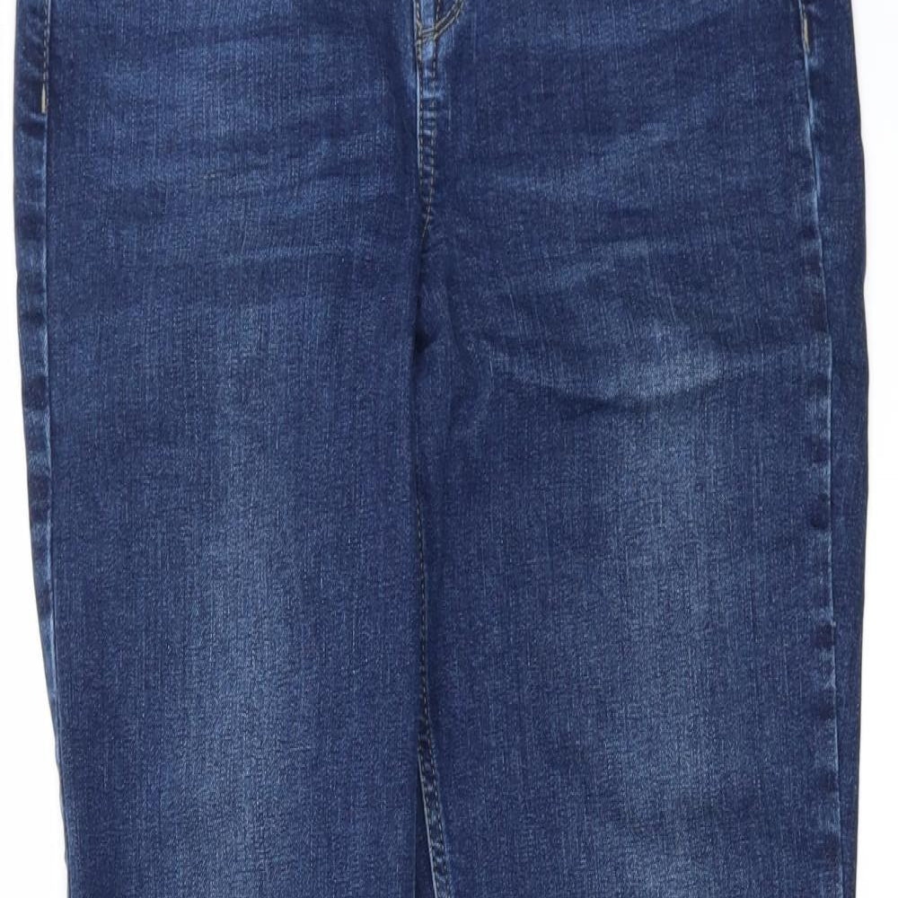 WHITE LABEL Womens Blue  Denim Boyfriend Jeans Size 26 in L29 in