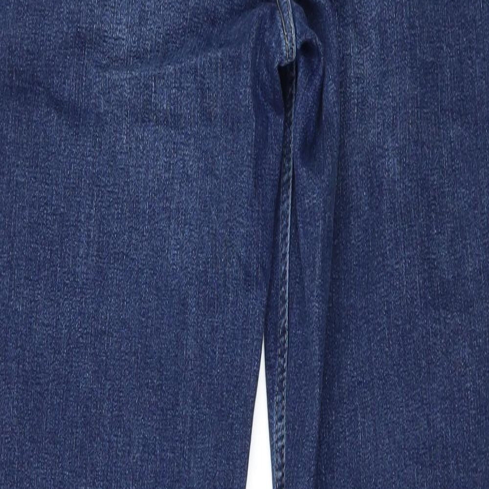 WHITE LABEL Womens Blue  Denim Boyfriend Jeans Size 26 in L29 in