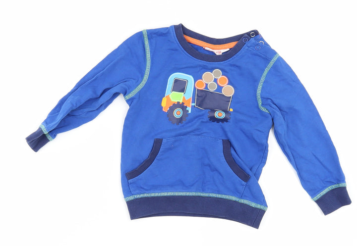 Liegeland Boys Beige Pullover Sweatshirt Size 2 Years