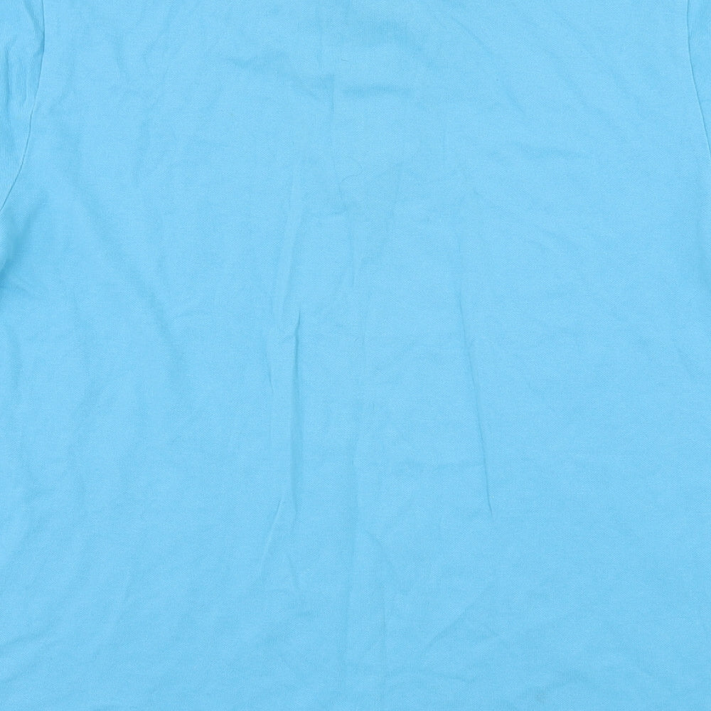 bpc Mens Blue  Jersey  Polo Size M