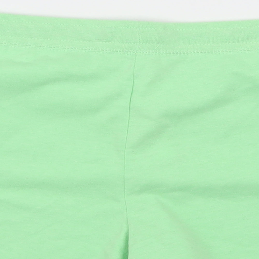 Papaya Womens Green  Jersey Sweat Shorts Size 16