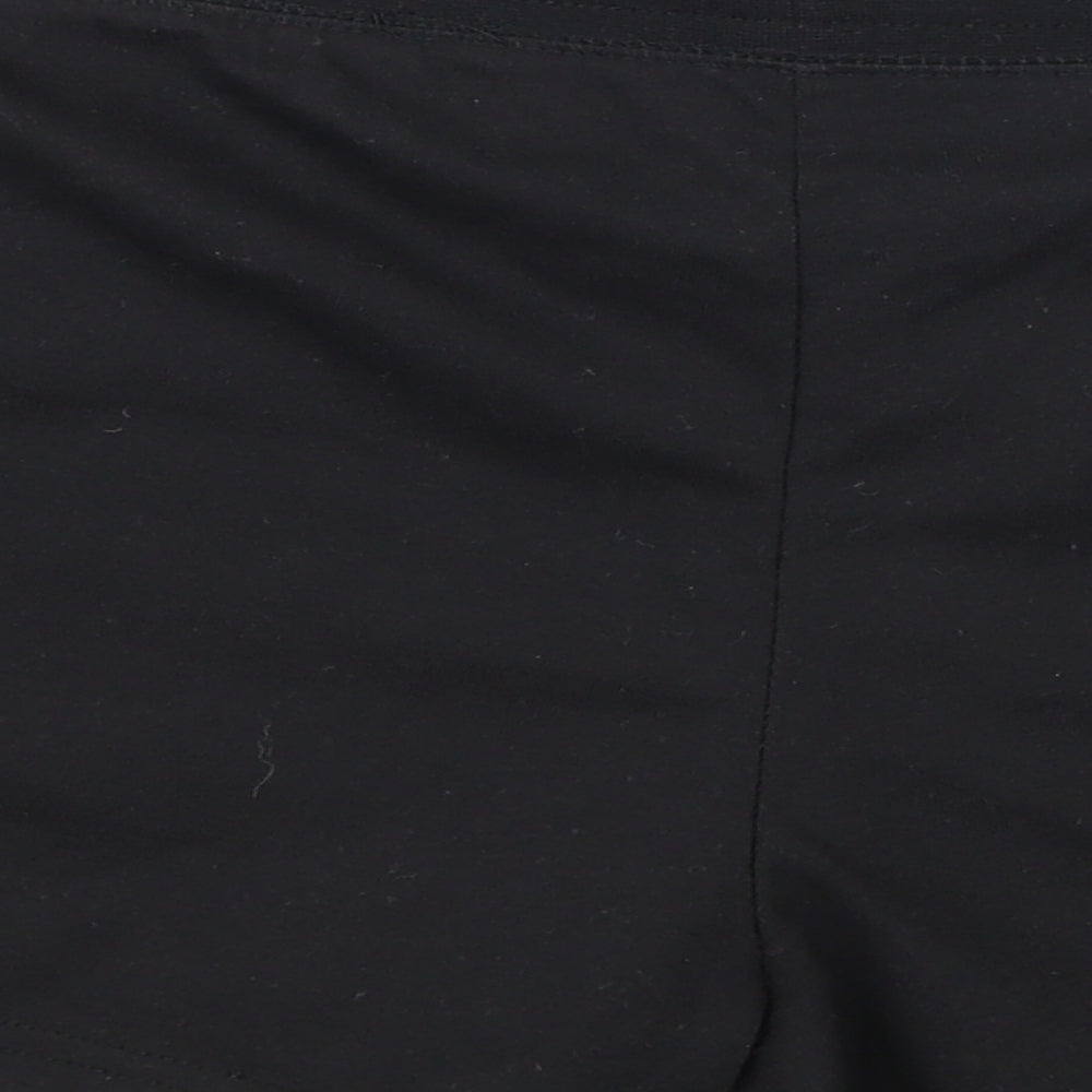 Papaya Womens Black  Jersey Sweat Shorts Size 16