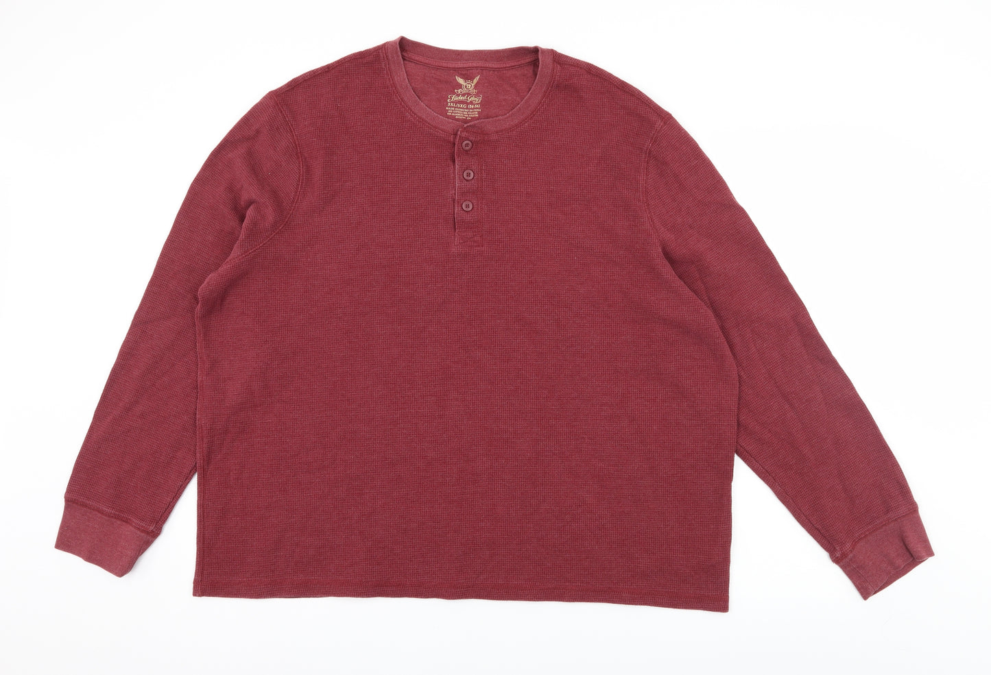 Faded Glory Mens Red  Jersey Pullover Sweatshirt Size 3XL