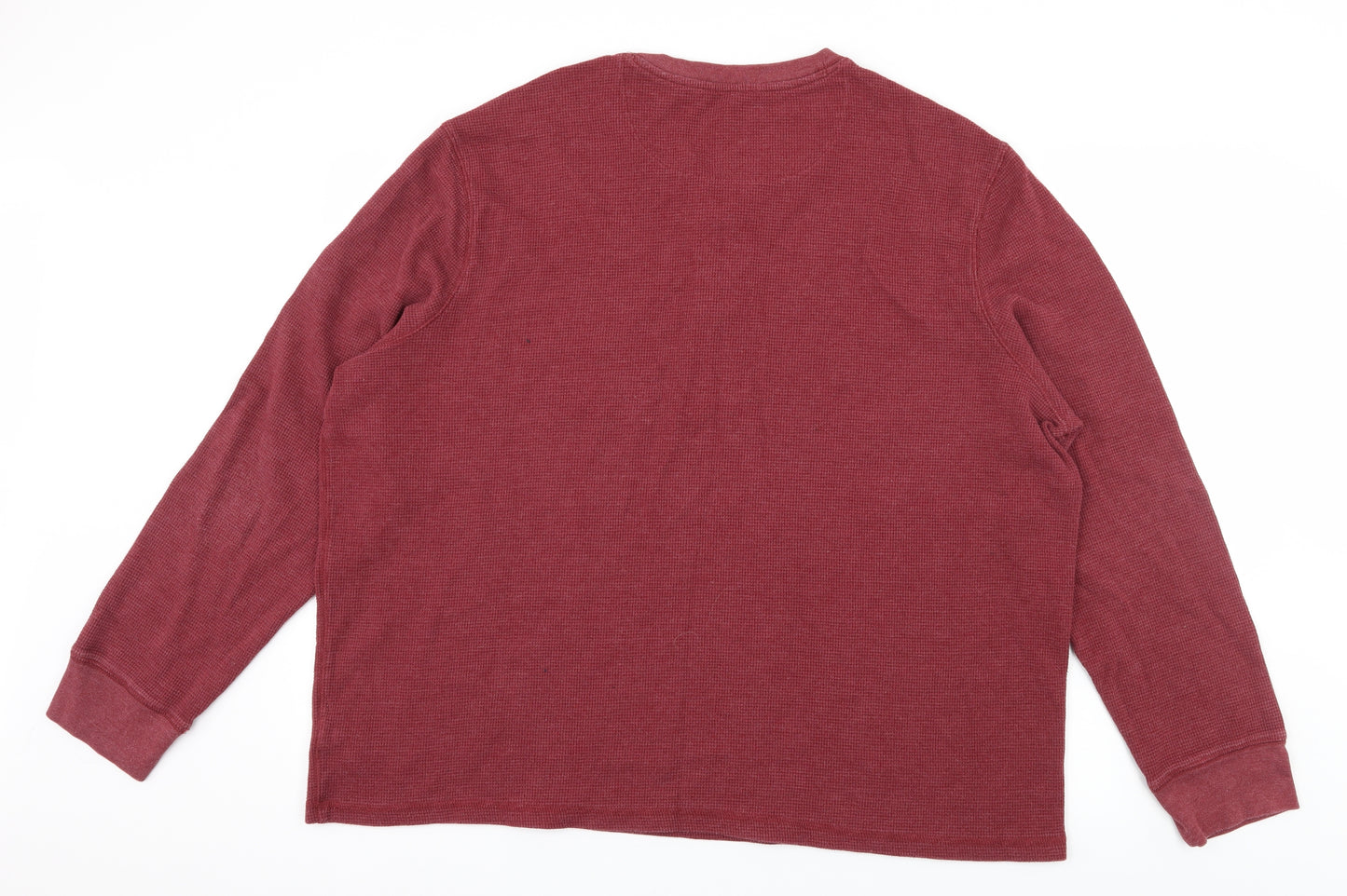 Faded Glory Mens Red  Jersey Pullover Sweatshirt Size 3XL