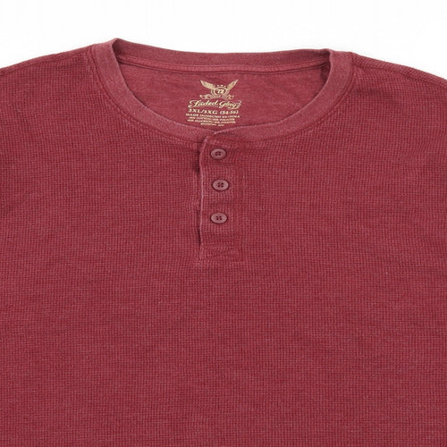 Faded Glory Mens Red  Jersey Pullover Sweatshirt Size 3XL