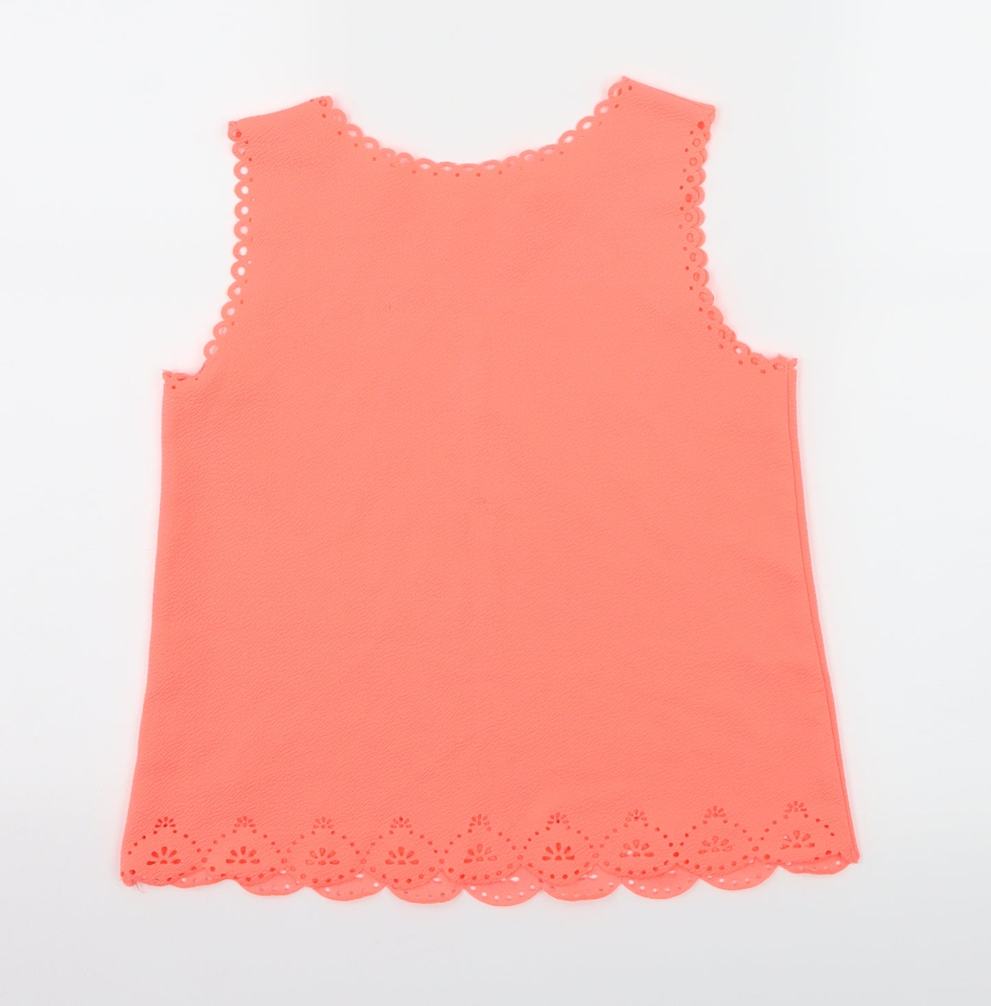 TU Girls Pink  Jersey Basic Tank Size 11-12 Years