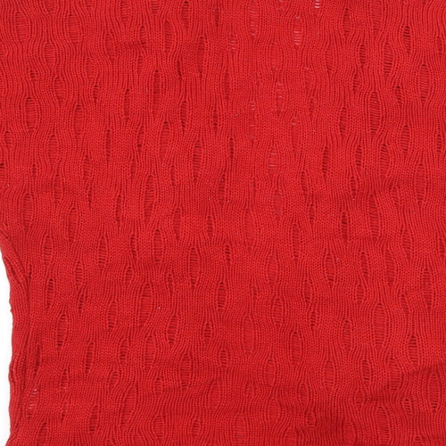 Editions Womens Red   Cardigan Jumper Size S