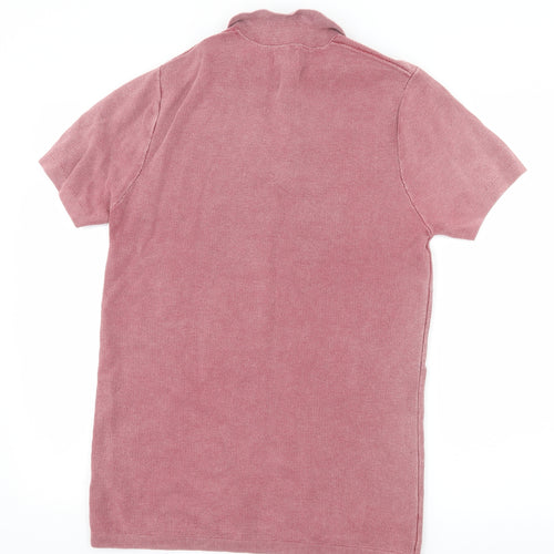 NEXT Mens Pink  Jersey  Polo Size M